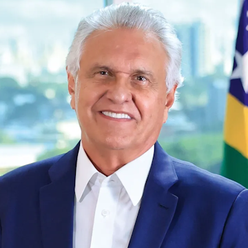 Retrato de Ronaldo Caiado no jogo