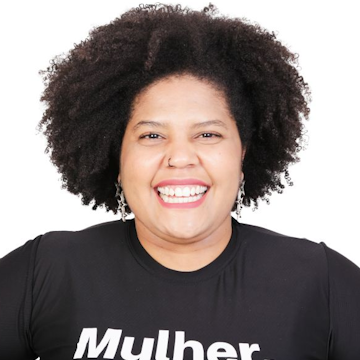 Retrato de Samara Martins usado como personagem no jogo